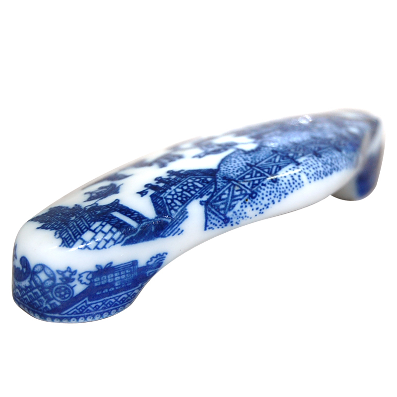 Blue Willow Drawer Pull - Vintage Style, photo-1