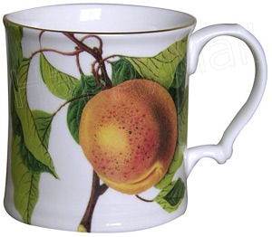Peach on Branch - Large 14 OZ Coffee Mug