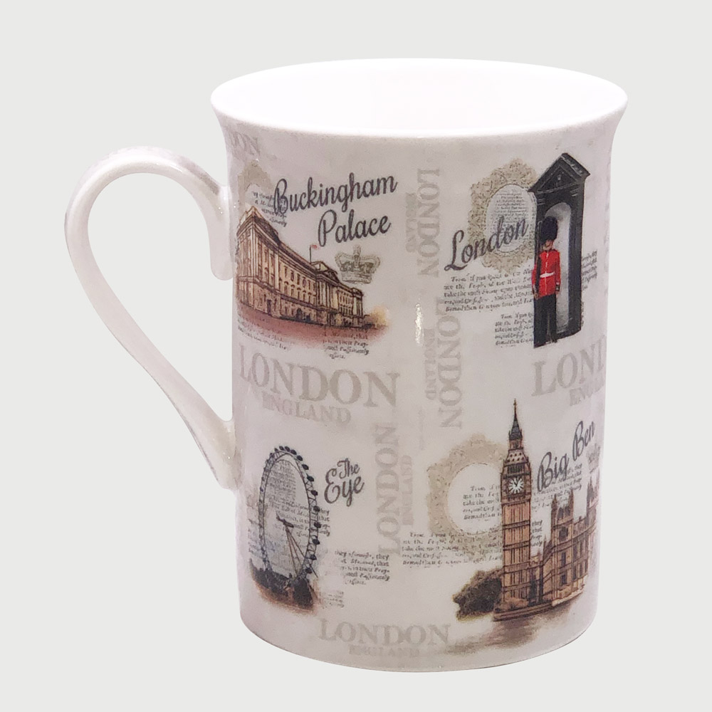 Vintage Style London Souvenir Mug with Gift Box, photo-2