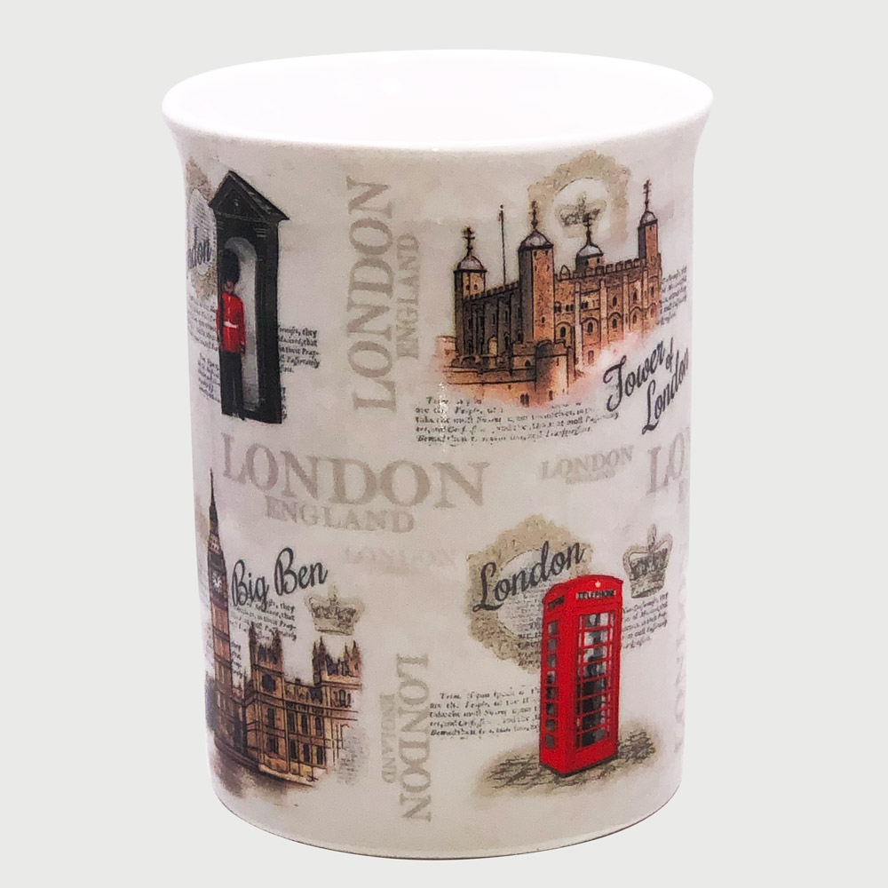Vintage Style London Souvenir Mug with Gift Box, photo-3