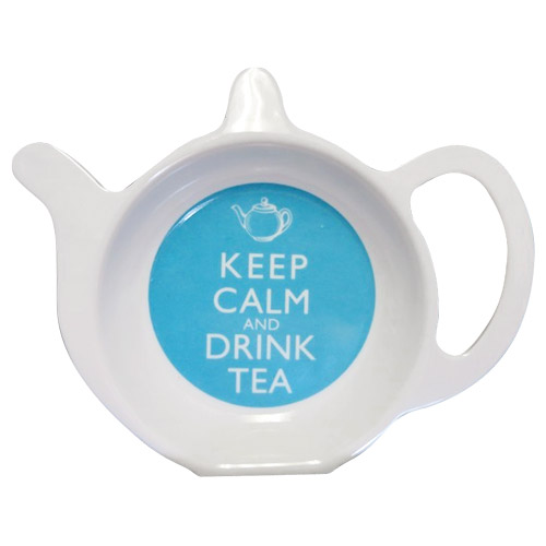 Keep Calm and Drink Tea - Melamine Tea Bag Tidy