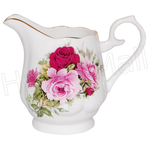 Summertime Rose Fluted Cream and Sugar Set, photo-1