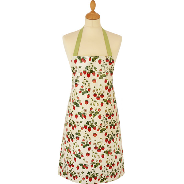 PVC Apron RHS Strawberry Design in PVC coated cotton