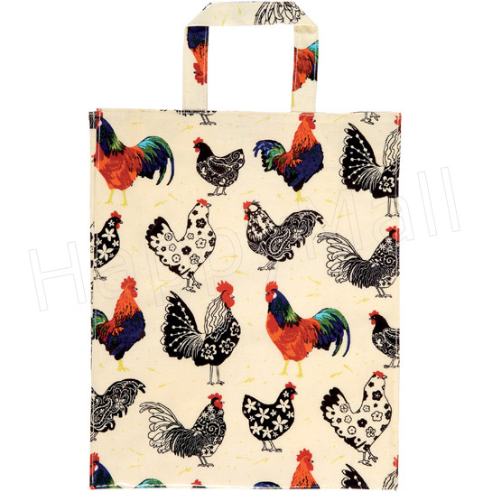 Rooster, PVC Tote Bag, 12.4x15.4