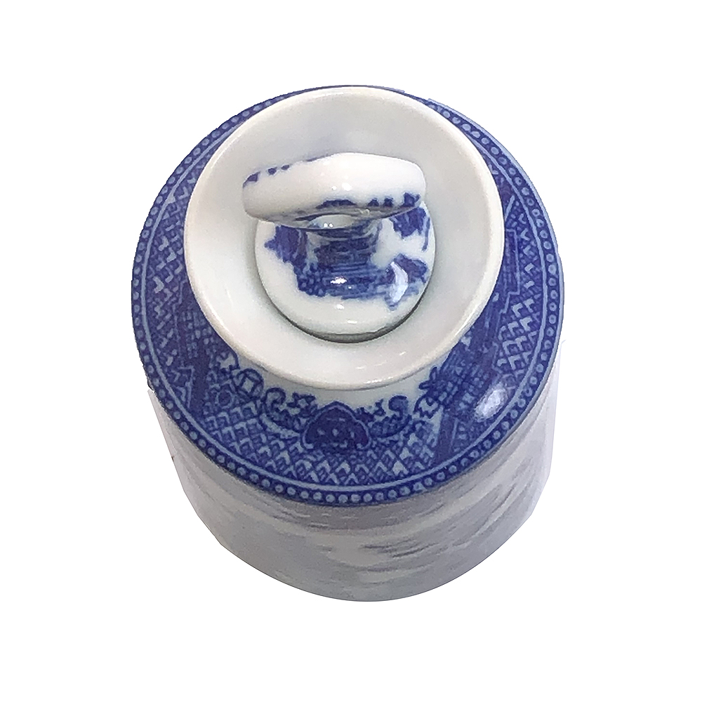 Blue Willow Perfume Bottle, 6H, photo-1