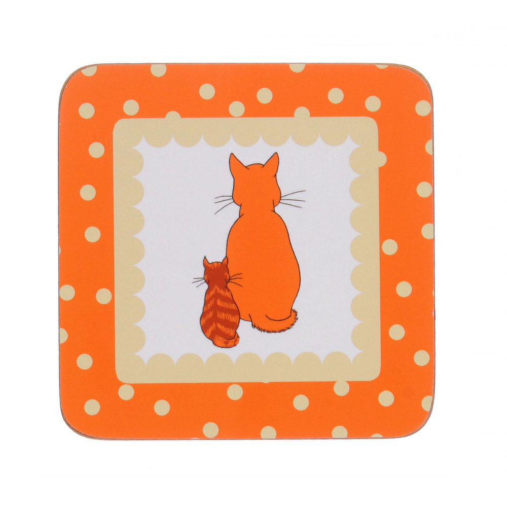 Cats in Waiting Coasters, Set of 4