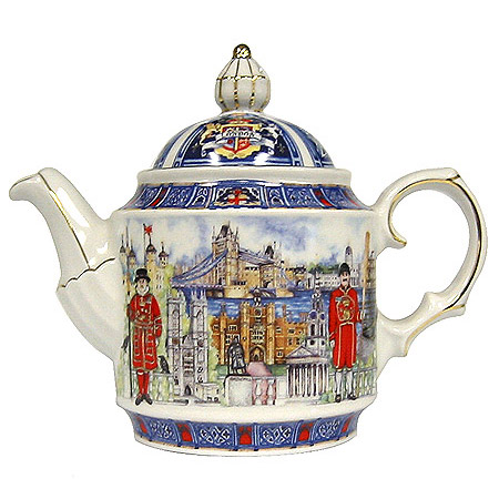 Sadler Teapot, Thames Riverside, 2-Cup