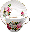 Tea Cup and Saucer, Grandmother