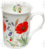 Floral Day Mug - Red Poppy Flower