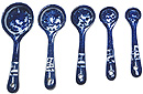Blue Willow Ware - Set of 5 Measuring Spoons