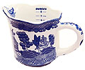 Blue Willow Ware - 3-3/4H measuring cup