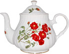 Romantic Rose Bone China Teapot - 4 Cup