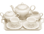 Childrens Tea Set - Plain Porcelain