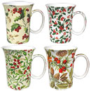 Assorted Christams Mugs - Set of 4