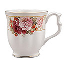 Peony/Strawberry - Fine Bone China Mug