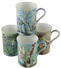 Impression Memory Bone China Mugs - Set of 4