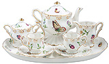 Olivias Lively Garden Kids Tea Set, Porcelain