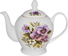 Pansy Teapot - 6 Cup