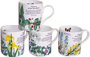 English Flowers Mug - Set of 4