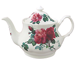 English Rose Teapot, 6 Cup