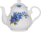 Forget-Me-Not Teapot, 4-Cup