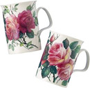 English Rose Mugs, Set of 2