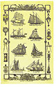 Sailing Ships - Linen Tea Towel