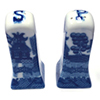 Blue Willow Salt and Pepper Shakers, 3H