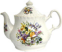 Crown Burslem, 6-Cup Regal Teapot, Spring Crocus