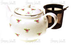 Chatsford Teapot with Infuser - 6-Cup Duchess Rosebud
