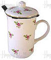 Chatsford Mug with Infuser - Duchess Rosebud