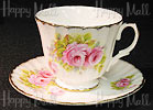 Duchess English Rose Cup and Saucer Set - Lady Pink Roses