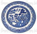 Churchill, Blue Willow Ware 10