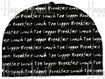 Black Script Tea Cozy