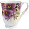 Summer Bloom, Pansies, Bone China Mug