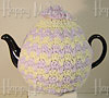 Knitted Tea Cozy, Light Purple, Large 6-8 Cup