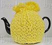 Knitted Tea Cozy, Yellow, Large 6-8 Cup
