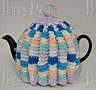 Knitted Tea Cozy, Multi-color, Small 2-4 Cup