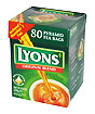 Lyons, Original Blend, 80 Pyramid English Tea Bags