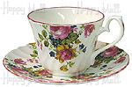 Hudson & Middleton, Chippendale Chintz Cup and Saucer Sets