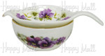 Lane End Tea Strainer, Pansy
