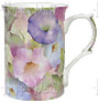 Pastel Morning Glory, Fine Bone China Chintz Mug