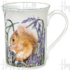Waiting for Mother, Red Squirrel, Bone China Mug