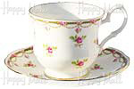 David Michael China, Retro Rose, Cup and Saucer Set