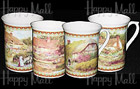 English Rainbow Cottage - Bone China Mug Set