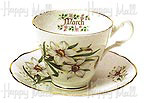 Flower of the Month, March - Cup and Saucer