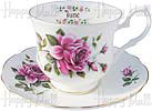 Flower of the Month, June - Cup and Saucer