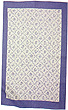 Blue Iris w/ Squares, Tea Towel