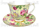Mayfair Chintz, Cup and Saucer, Camille