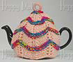 Knitted Tea Cozy, Multi-Colored, Small 2-Cup